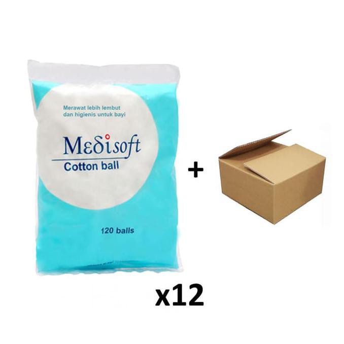 

Medisoft Cotton Ball / Kapas Bulat/Bola + Kardus