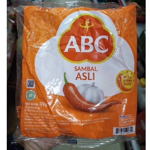 

ABC Sambal Asli 22 sachet x 8gr