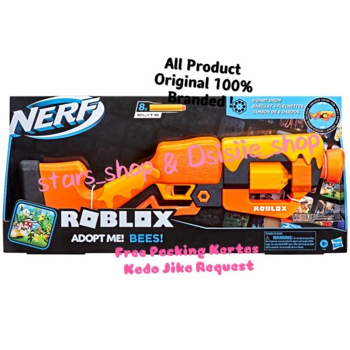 Nerf Roblox Adopt Me Bees 8 Dart Drum Original / Mainan Pistol Roblox --Terbaru--