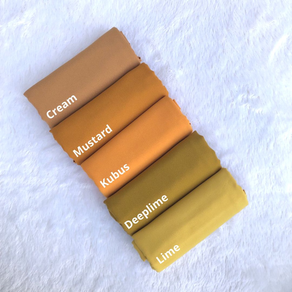 PART 3 : PASMINA DIAMON 175x75 PASHMINA DIAMOND GEORGETTE-CREAM