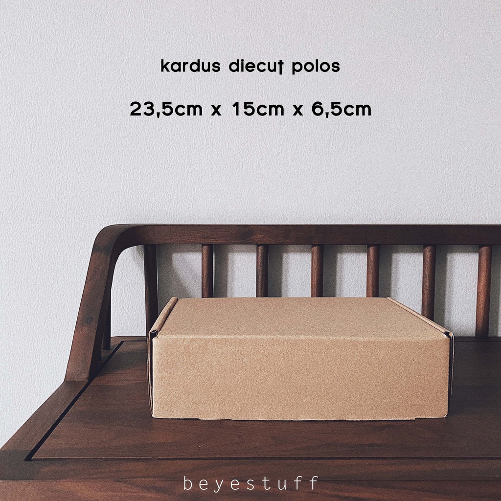 

Kardus Packing Die Cut Box Polos 23.5x15x6.5