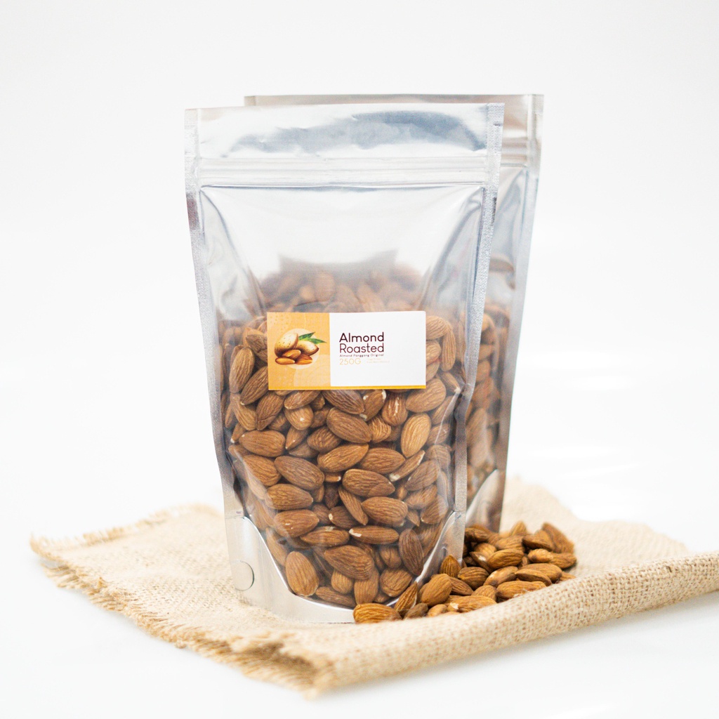 Kacang Almond Kupas Roasted 1 Kg | Kacang Almond 100% Original