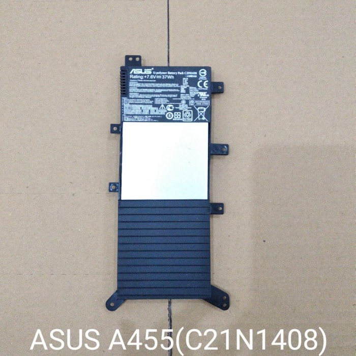 ORIGINAL BATERAI ASUS A555 C21N1408 X555LA R556 K555 A555LA BLACK C21N1408