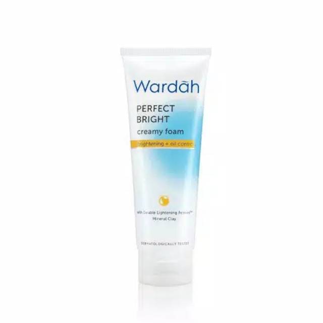 ❤️GROSIR❤️ Wardah Perfect Bright Creamy Foam Bright + Oil Control 50ml (KUNING)