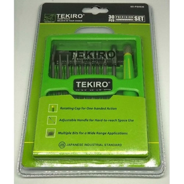 TEKIRO-OBENG SET PRESISI 30PCS // PRECISION SCREWDRIVER SET 30PCS