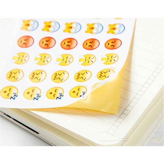 Stiker EMOTICON / Sticker EMOJI / Sticker Lucu Unik EMOTICON 12 in 1 / Sticker Ekspresi Emoji 12in1