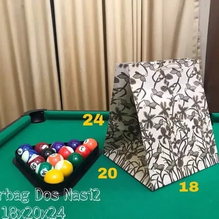 

Paperbag Tas Kertas Tas Dus Nasi 18x20x24 Box Makanan Goodie Bag