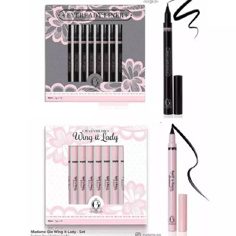 Madame Gie Wing It Lady - MakeUp Eyeliner Black Waterproof