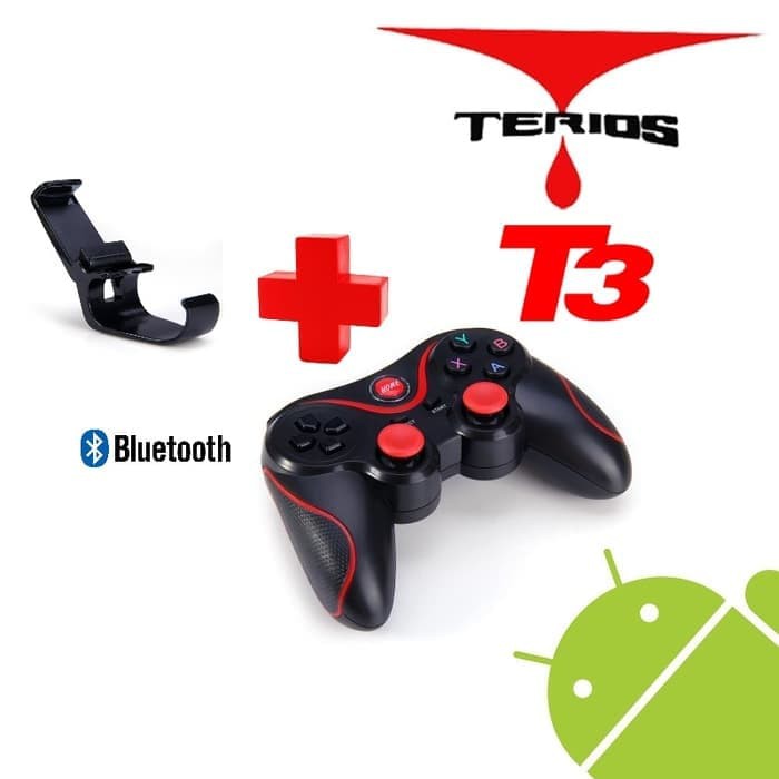 GAMEPAD BLUETOOTH T3 / GAMEPAD X3 WIRELESS TERMURAH FREE HOLDER BISA PUBG DAN MOBILE LEGEND