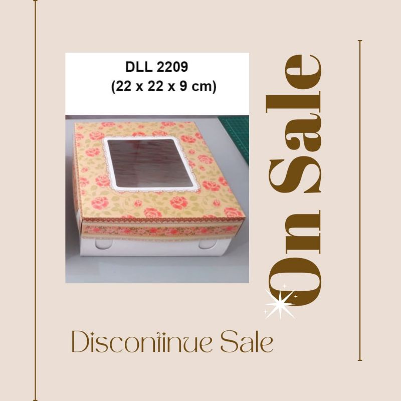 

Dus Kue DLL 22x22x9 PX ISI 10 PCS