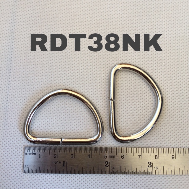 Ring D tas 3.8 cm antigold poles