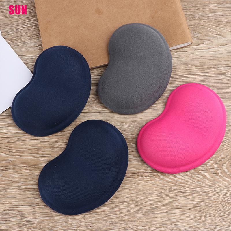 (Bf) Bantalan Pergelangan Tangan Bentuk Hati 3d Bahan Silikon Untuk Mouse Pad