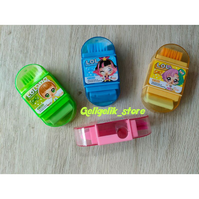 

RAUTAN PENSIL 3 IN 1 KARAKTER LUCU / SERUTAN PENCIL CANTIK / MURAH