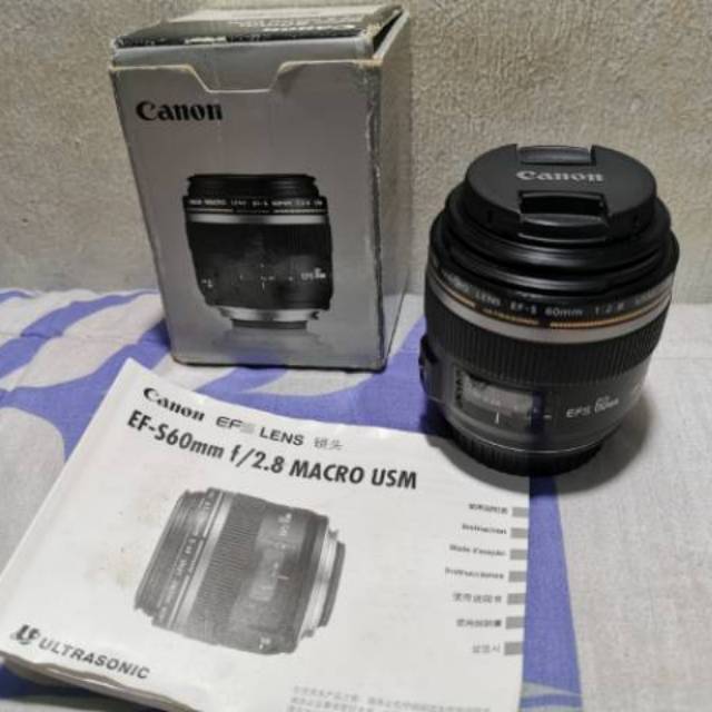 Lensa Canon Macro EFS 60mm USM