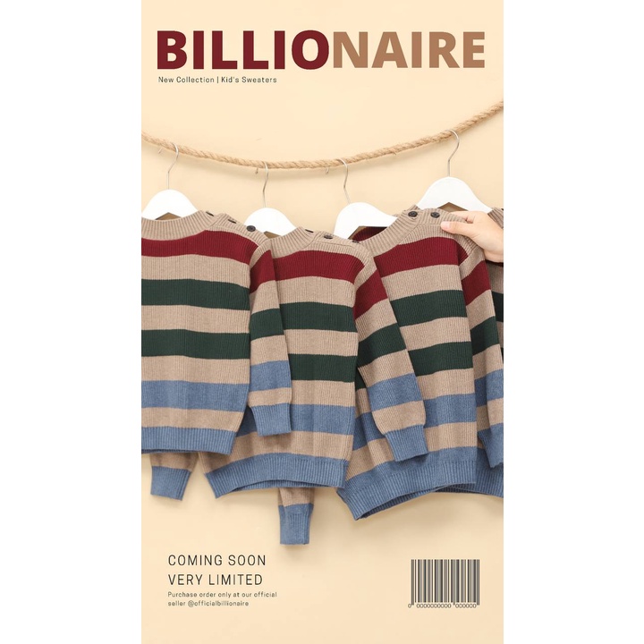 Kids Sweater Billionaire