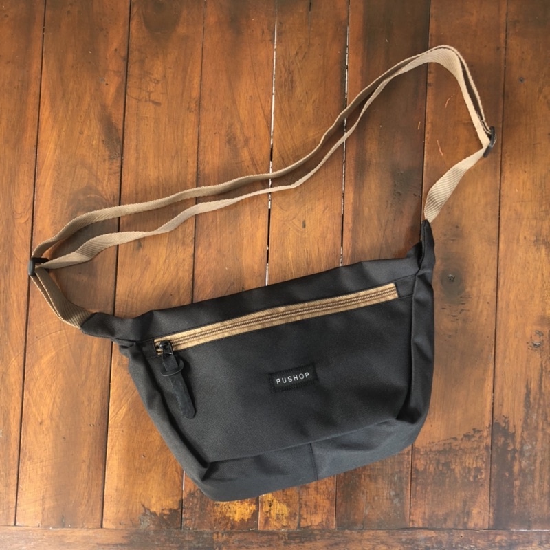 [BISA COD] TAS SLING BAG SELEMPANG KAIN KANVAS DISTRO MURAH PRIA WANITA - TAS SELEMPANG PRIA WANITA 