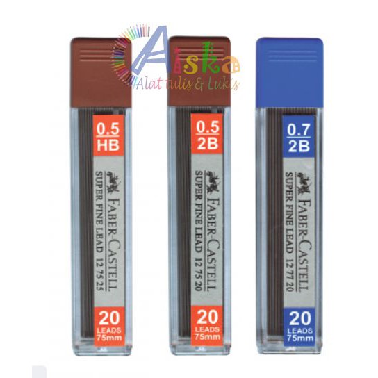 

Isi Pensil Mekanik Faber Castell 2B/HB 0.5/0.7 (Refill Pensil Mekanik)