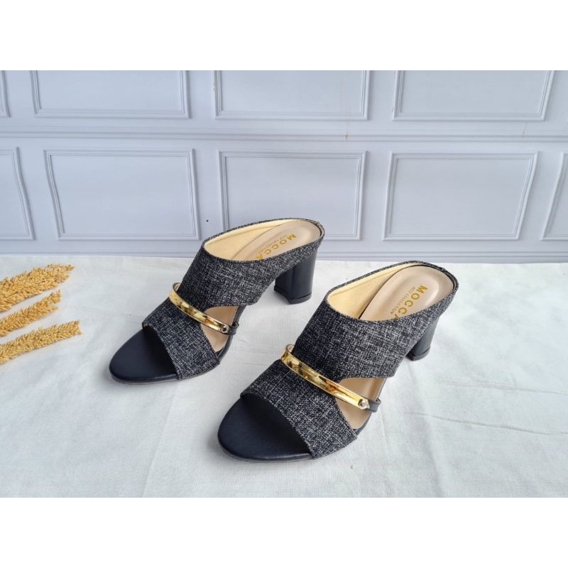 ABBUSHOES DDN 01 Sepatu Hak Tahu formica Wanita 7cm