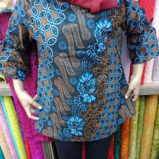 Couple Batik Motif Kawong Biru