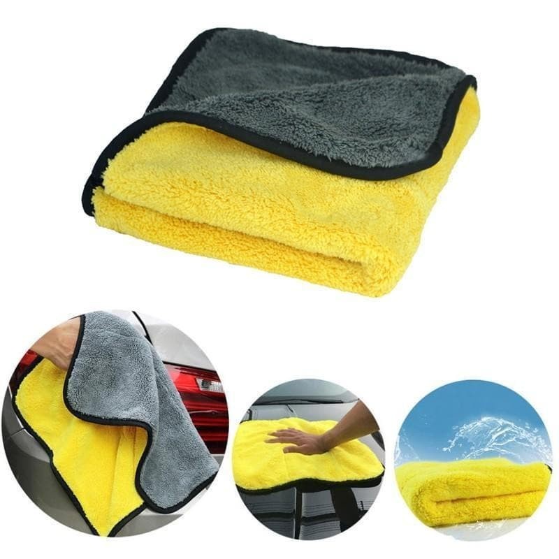 Kain Lap Mobil Microfiber Car Universal Serbaguna Handuk Pembersih Multifungsi Motor Meja Kaca Bagus Murah Tebal 30 x 30 cm