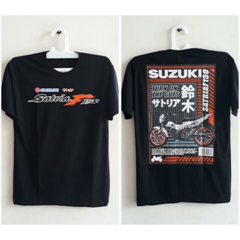 KAOS TSHIRT DISTRO SATRIA FU 150 SUZUKI KATUN COMBED 30S