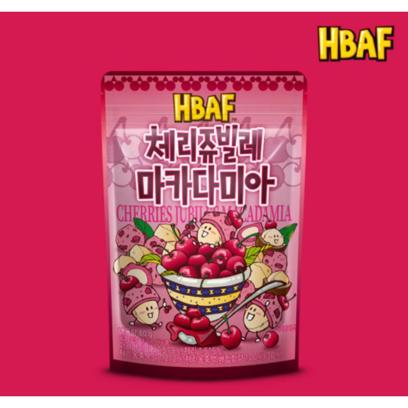 

(PO ) HBAF TOM FARM 1982 MACADAMIA CHERRIES JUBILEE 80gr