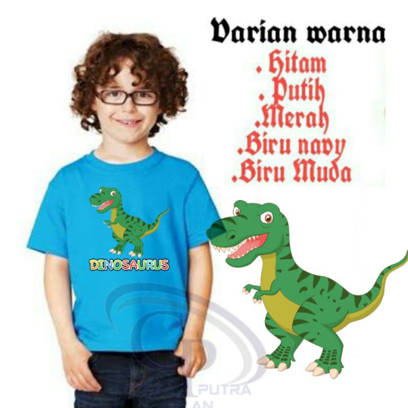 Kaos anak/Dinosaurus/Kaos Laki laki/Kaos perempuan/Baju anak