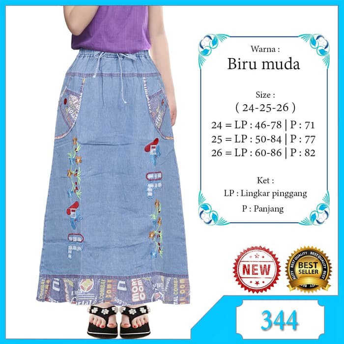 Rok Celana Anak - Basic Skirt Rok Tutu - Rok Anak Perempuan Rok Panjang Anak Rok Anak Bahan Jeans