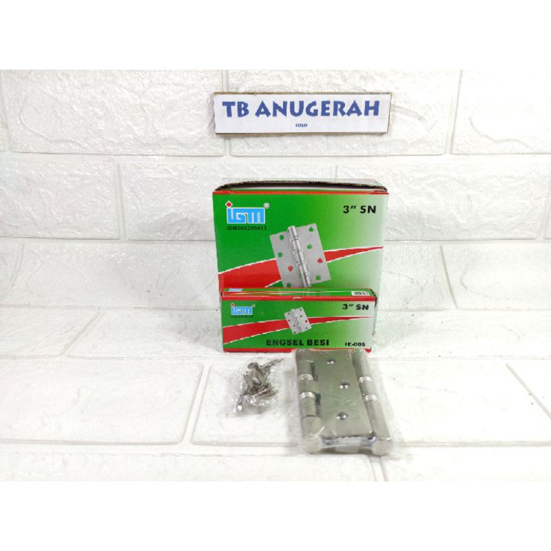 Engsel Besi 3" SN IGM IE-005 • Engsel Jendela IGM