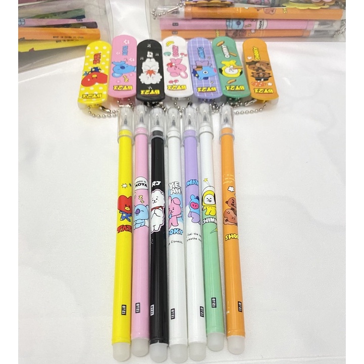 

Pulpen Skateboard 2in1 Pulpen + Penghapus BT21/BTS