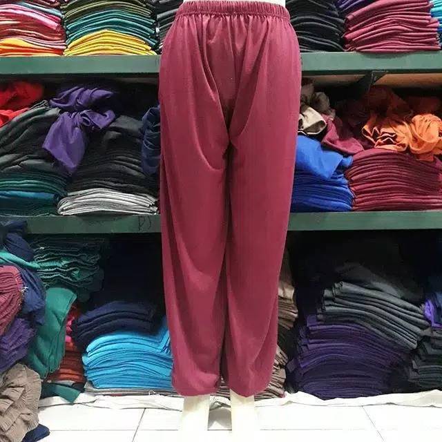 Celana Legging Panjang Kaos Polos Standar M L XL Jumbo Highwaist / Celamis Model Kulot / Celana Wanita