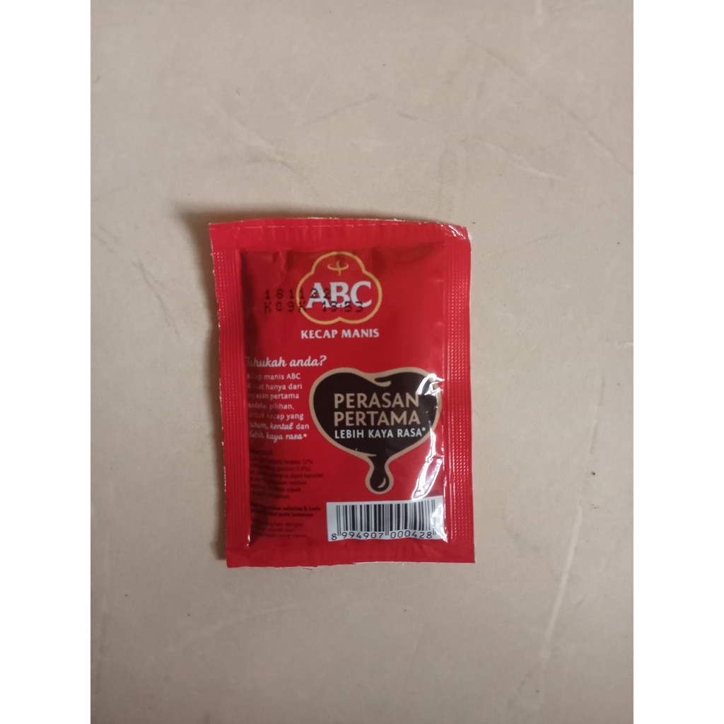 

Kecap abc kecil 20ml sachet enak lezat