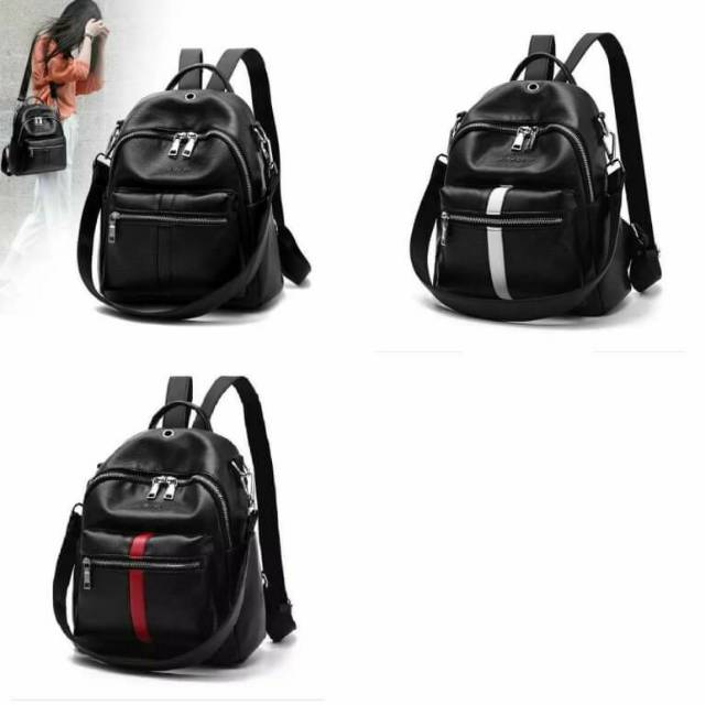 EL 972 RISCE Tas ransel multifungsi selempang import wanita  cewek  perempuan