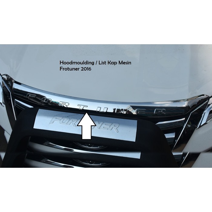 Hood moulding emboss - All New Fortuner 2016 [Full]