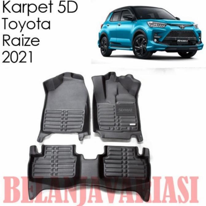 ---Termurah--- Karpet Mobil 5D Raize 2021 Bagasi Daytona