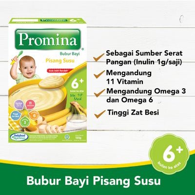 Bubur Bayi Promina Pisang Susu 6 Bulan Ke atas 120 gr