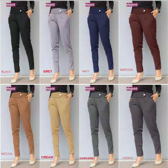 Celana Baggypants/Celana Wanita/Celana Panjang Polos/Celana MILANO ( L &amp; jumbo )