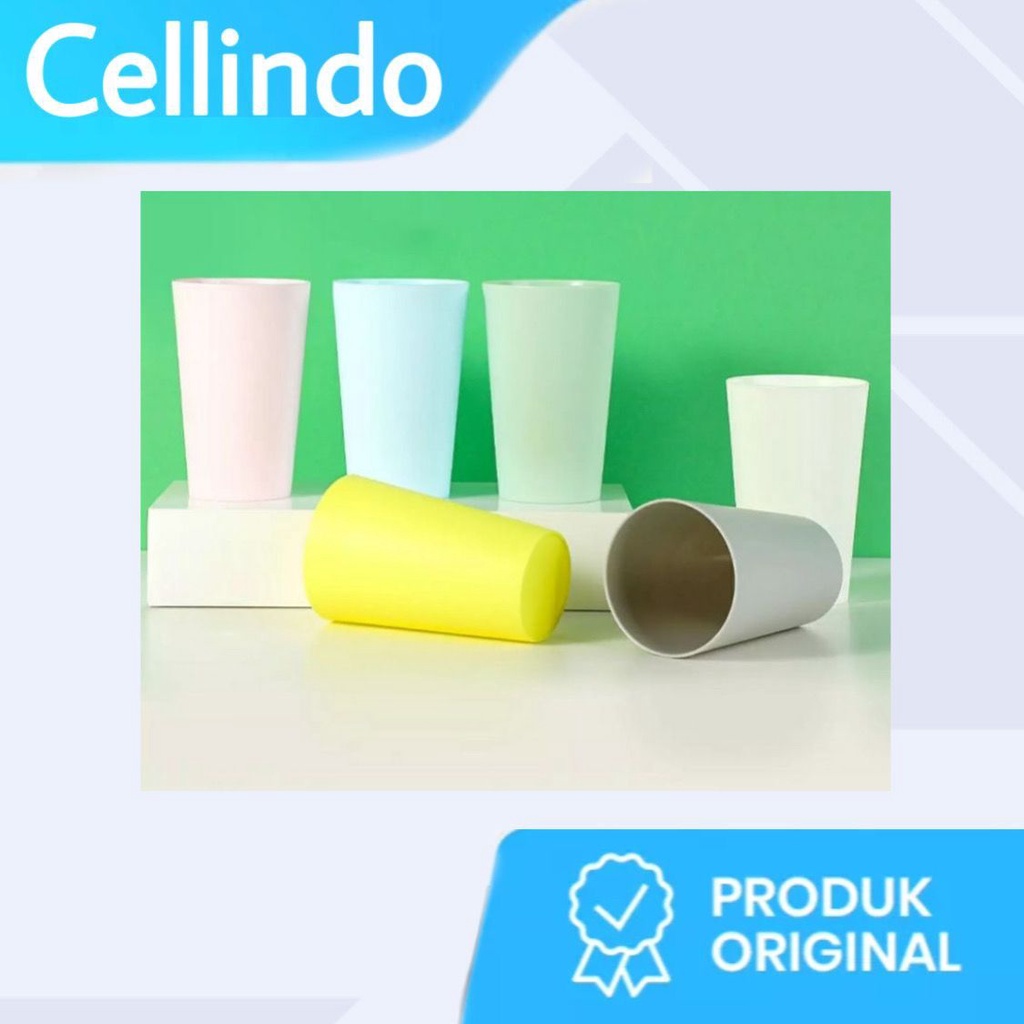 Miniso Gelas Plastik Isi 6pcs