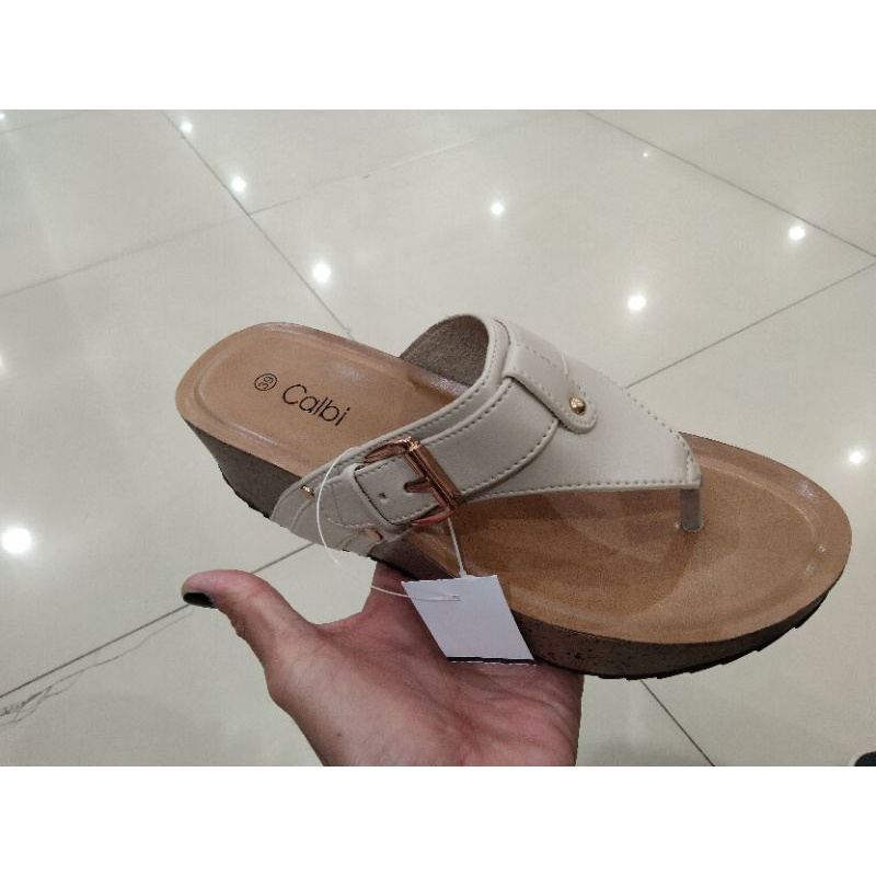 ORI 100% SANDAL WEDGES CALBI PEREMPUAN