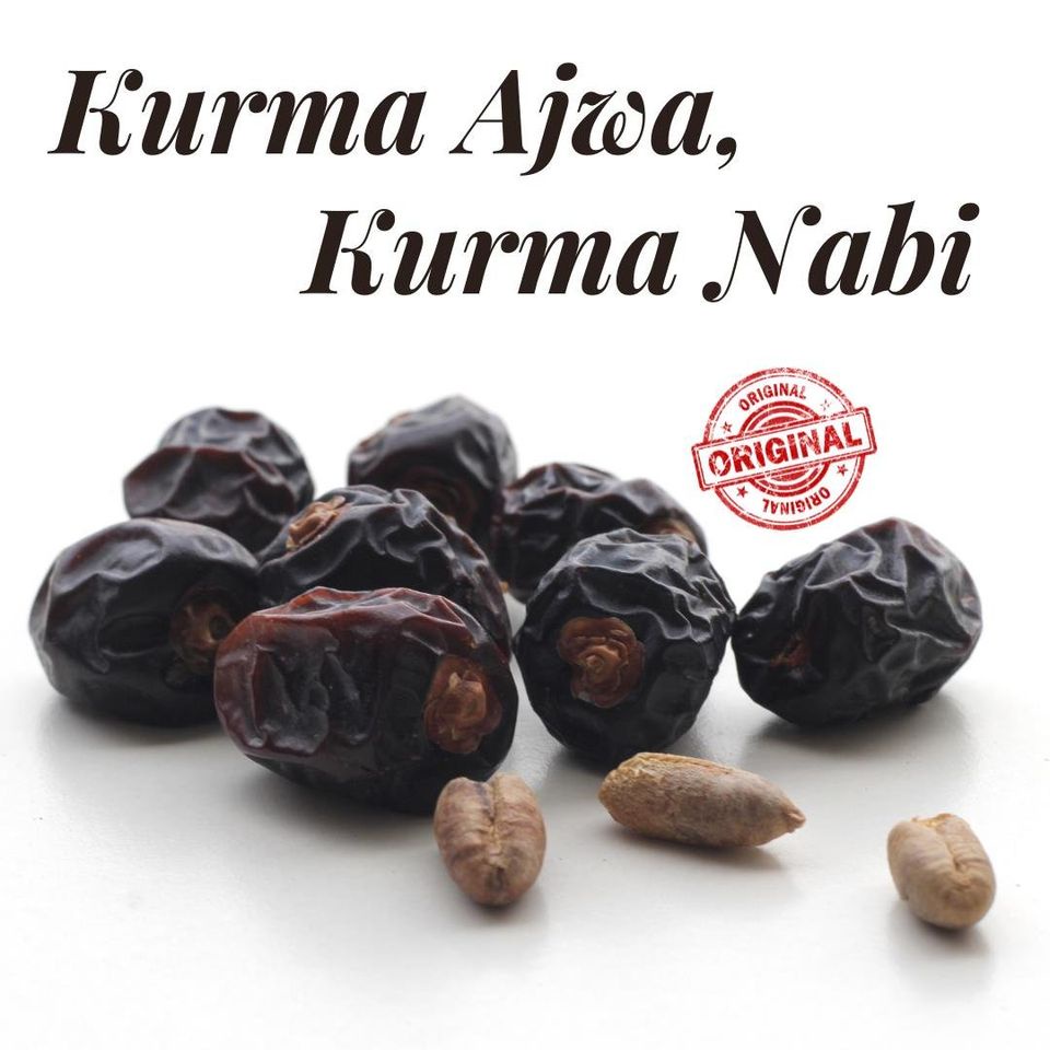 

Kurma Ajwa 1 KG Asli Madinah / Kurma Nabi Ajwa Premium Original Saudi Arabia Best Seller