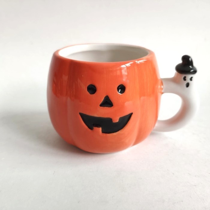 Gelas Labu Halloween Kado Souvenir Mug Haloween Pumpkin Tempat Pensil