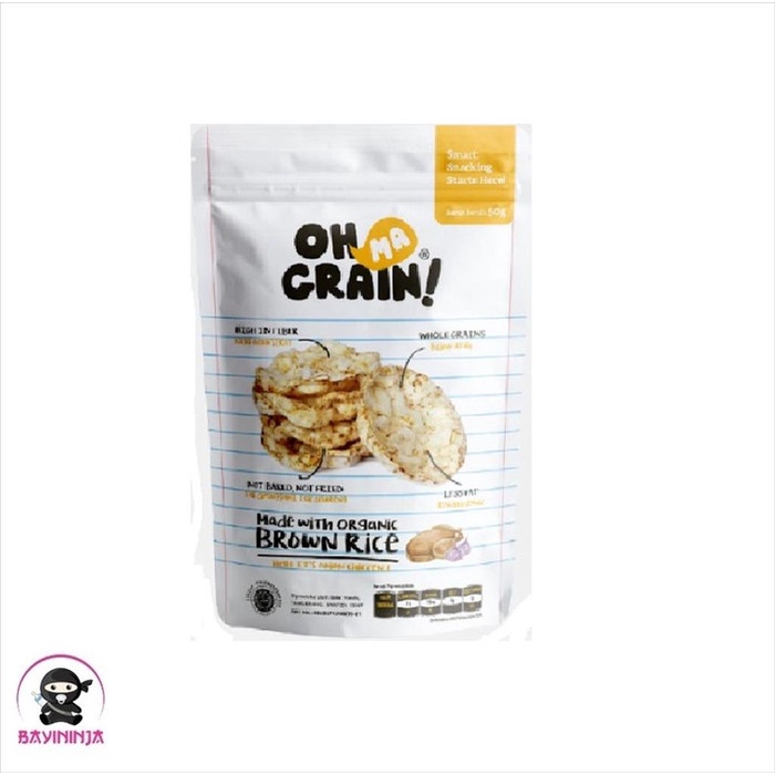 

OH MA GRAIN Popped Rice Crackers Onion Chicken 50 g T-Ninjabayi 01