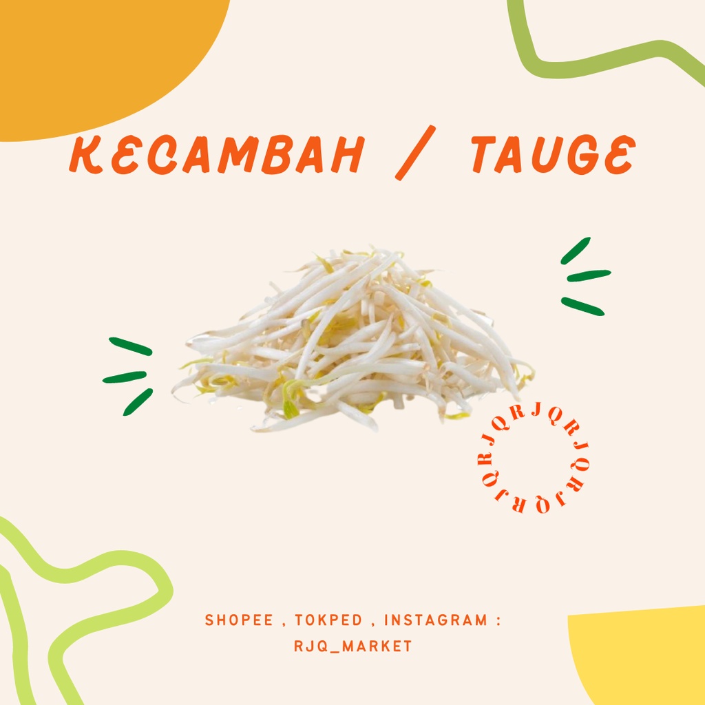 

KECAMBAH / TAUGE - SAYURAN SEGAR
