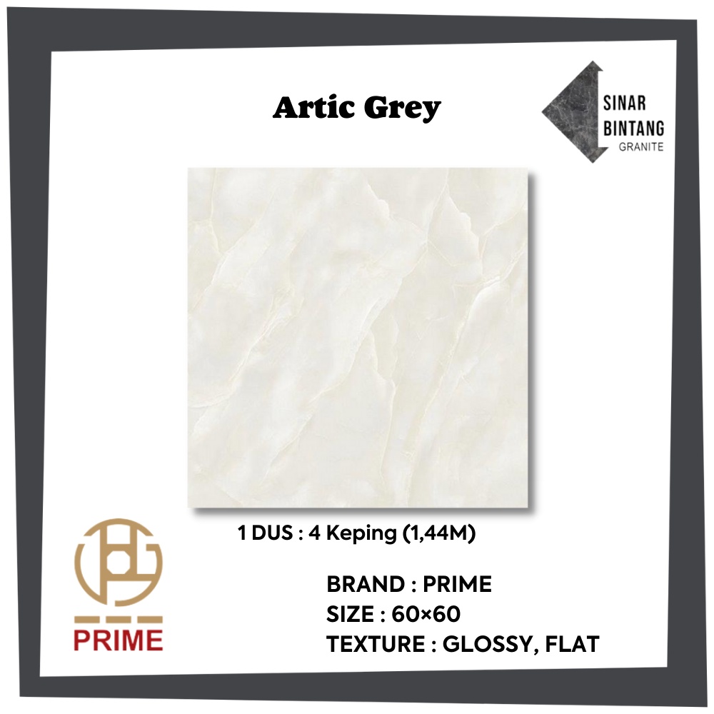 Granit 60X60 | Granit Lantai GP Artic Grey PRIME