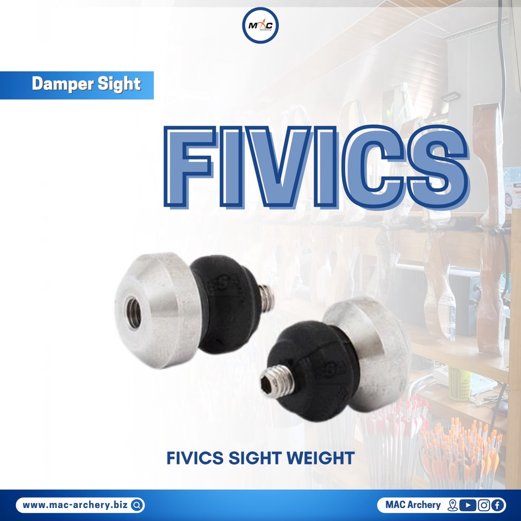 Fivics Sight Damper peredam sight busur panahan