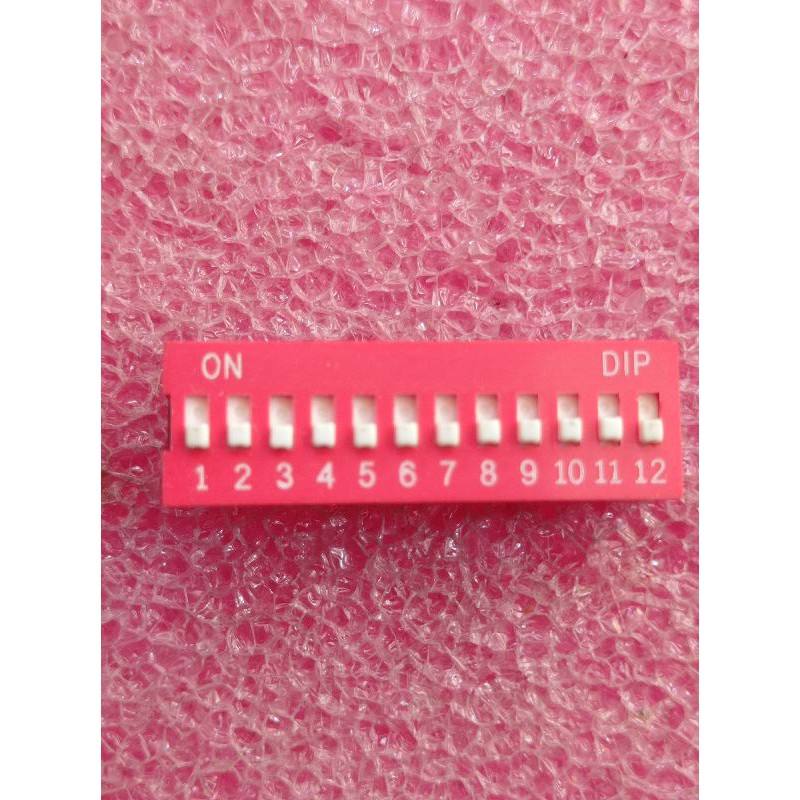 12P DIP switch / dipswitch untuk pll pemancar fm control