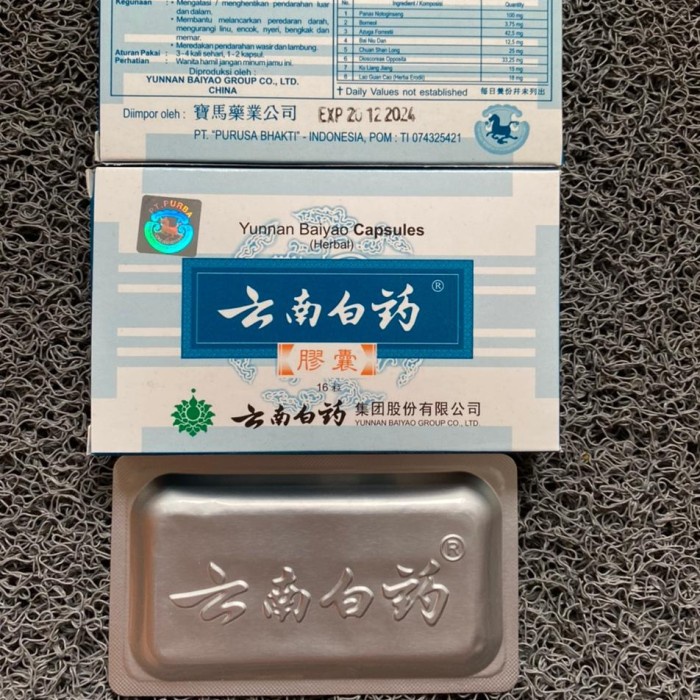 YUNNAN BAIYAO CAPSULES BERKHASIAT 