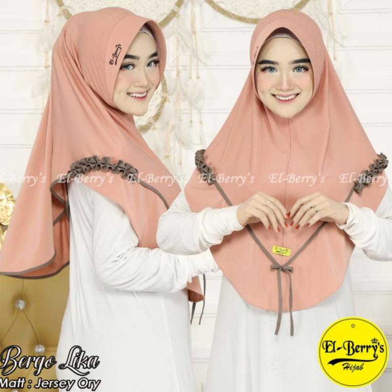 HIJAB INSTAN "LIKA" ORI EL-BERRY'S "NIO.11Fe22ᵀ"