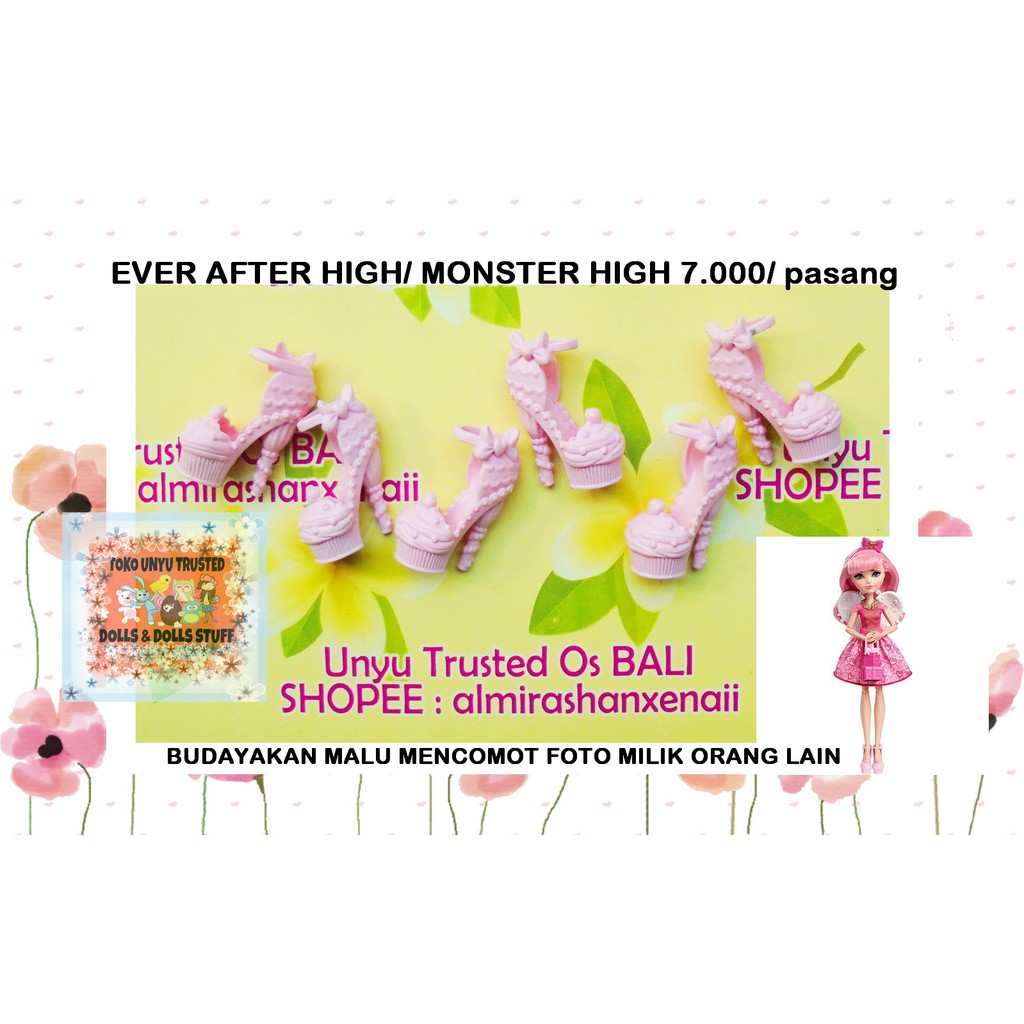 (S.E.P.A.T.U) Boneka Ever After High Mattel/Boneka Monster High Mattel (ORIGINAL - Cupid) - PINK E03