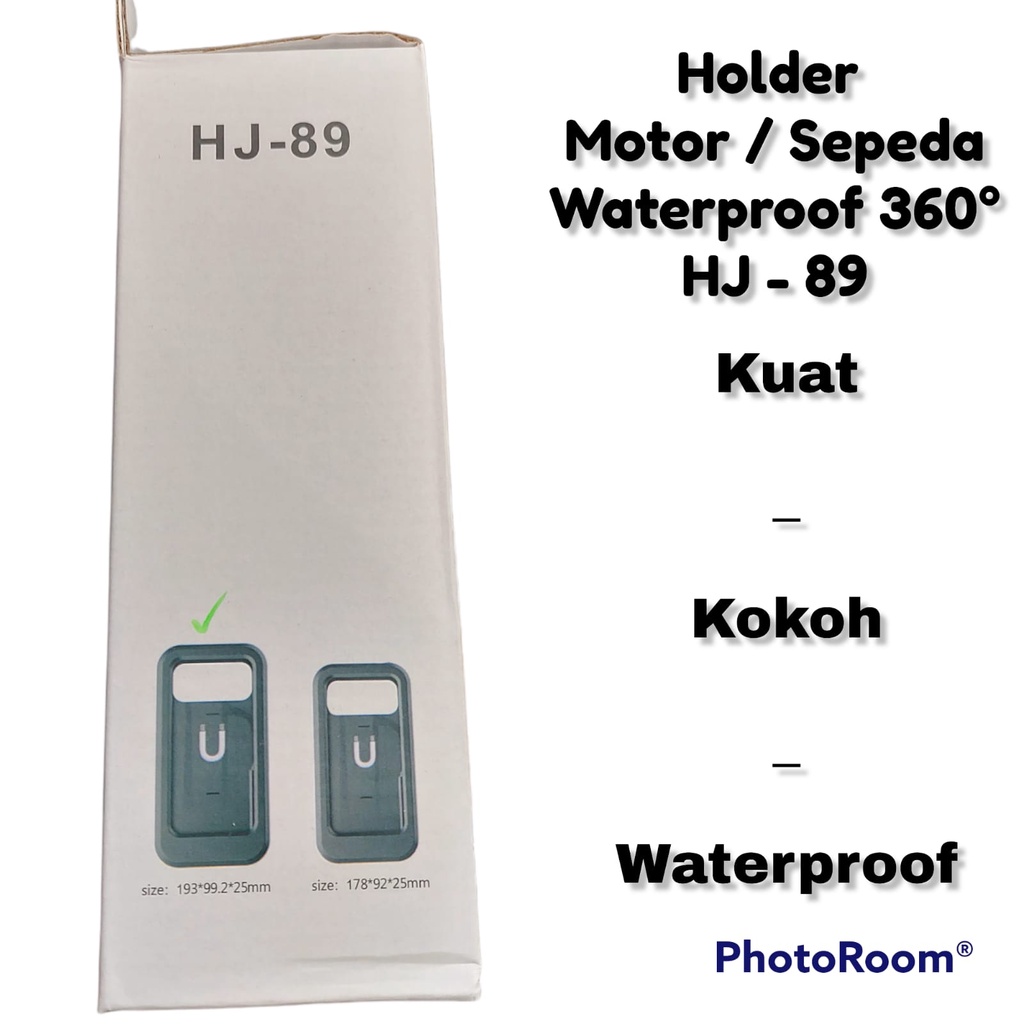 HJ-89 HM-18 Holder Motor Sepeda Waterproof 360 Derajat Rotation Dudukan Handphone